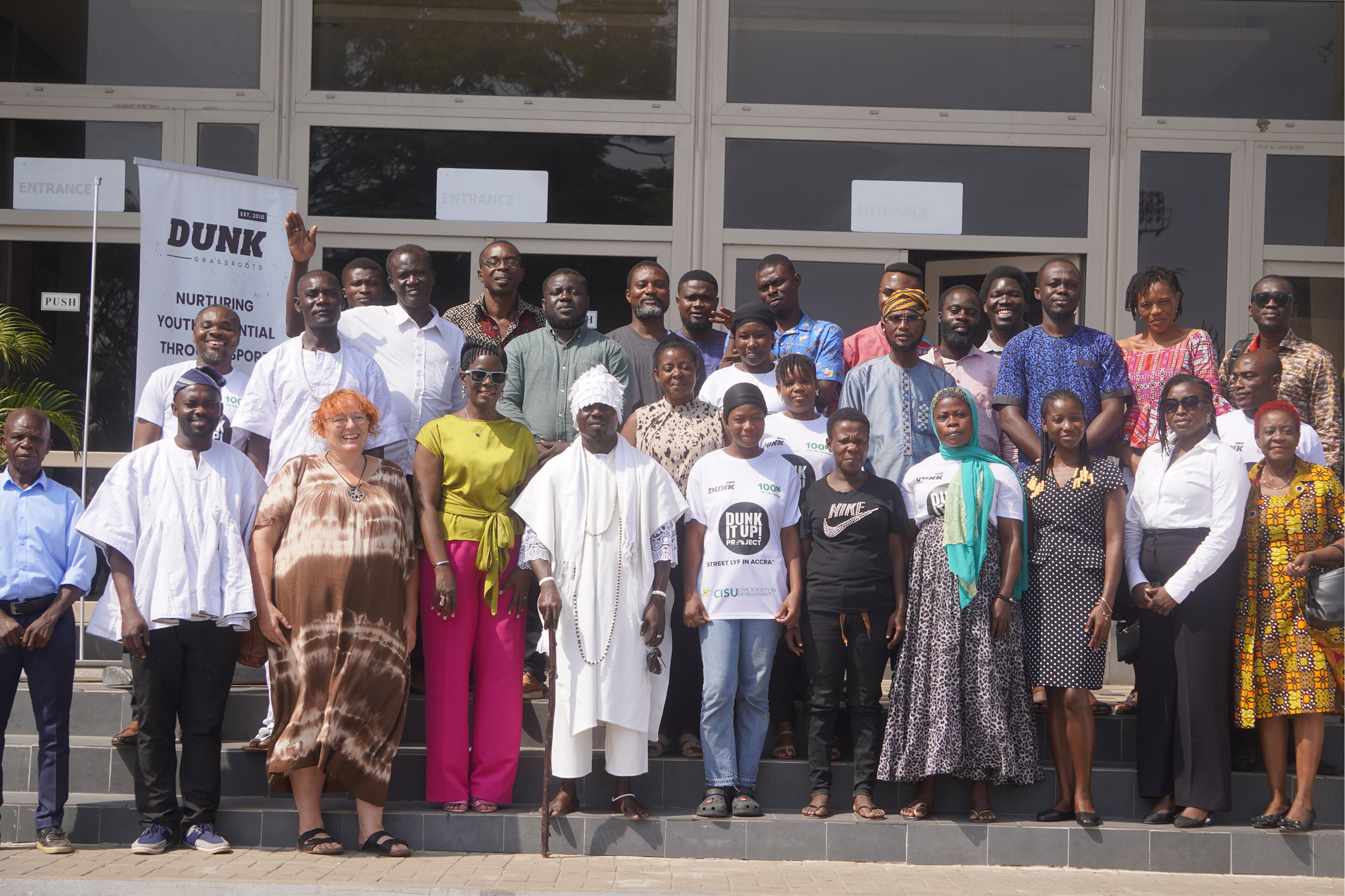 DUNK Grassroots partners and team members